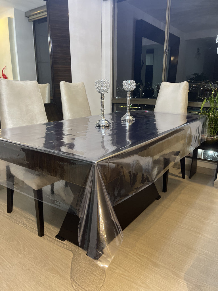 CLEAR- PLASTICO TRANSPARENTE PARA CORTINAS, MANTELES, PROTECTORES DE CAJONES